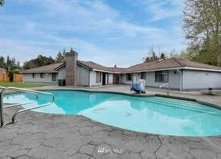 Inground pool with lift at 1300 28th Avenue Court, Milton, WA 98354