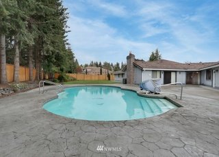 Inground pool with lift at 1300 28th Avenue Court, Milton, WA 98354