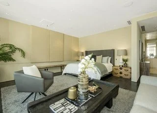 Bedroom lounging area at 715 2nd Ave #1073 Seattle WA 98104