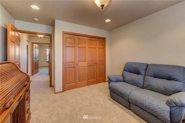 Den area with double closets at 104 Quail Lane Cashmere WA 98815