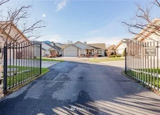 Gated entry into development at 104 Quail Lane Cashmere WA 98815