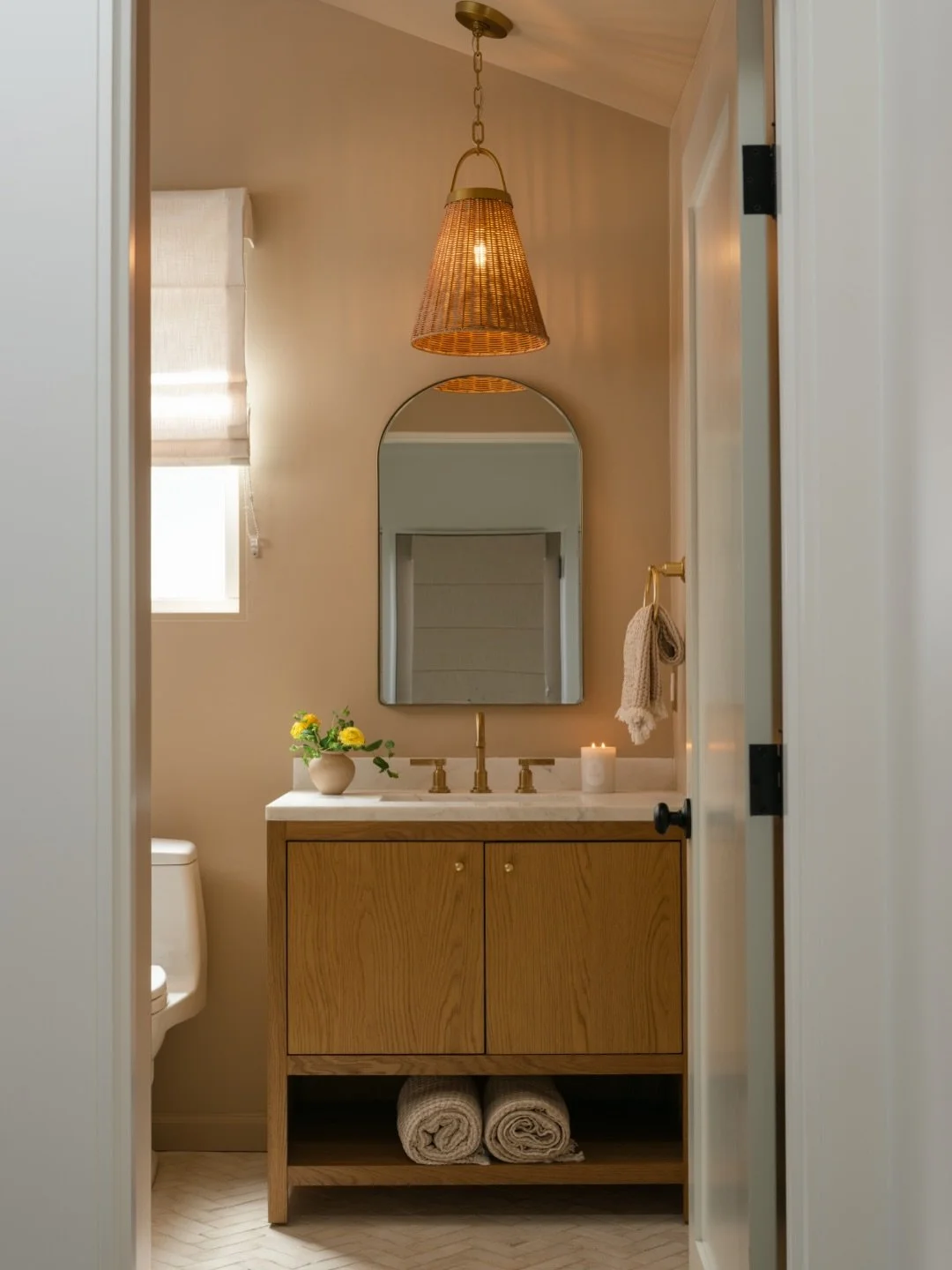 Costera Design Files: Cute Casita Bath
Swipe to see this one from concept to completion&hellip;
This cotto @ziatile in Blanco had us from the very start: the pattern, the texture, just the right amount of playful for a small space. Sierra Hills by @B