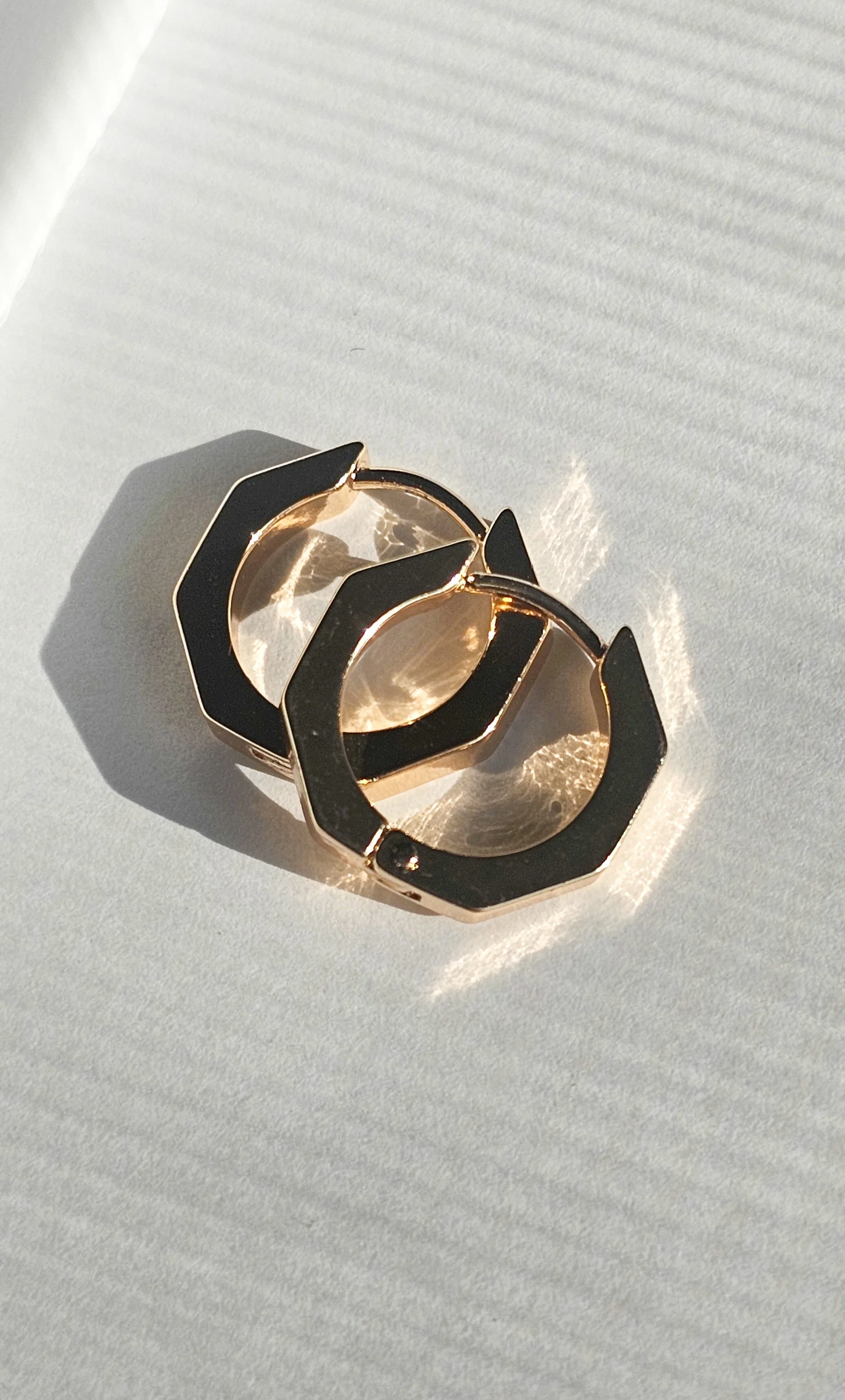 Geo Huggies ✦18K Gold✦