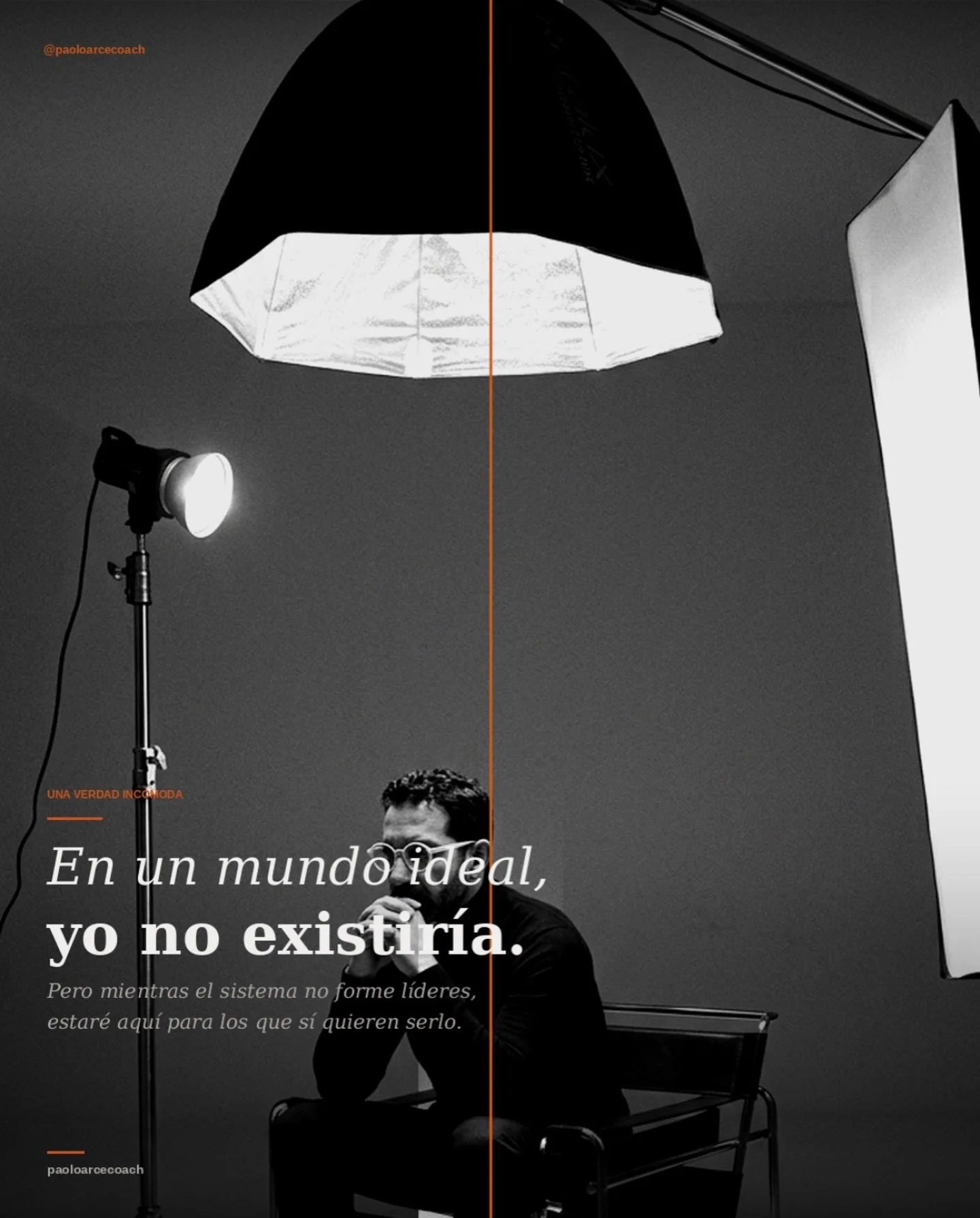 Hay una verdad inc&oacute;moda sobre mi trabajo:
En un mundo ideal, yo no existir&iacute;a.

Si las universidades ense&ntilde;aran a liderar personas &mdash; no solo a gestionar n&uacute;meros.

Si las empresas invirtieran en habilidades blandas con 