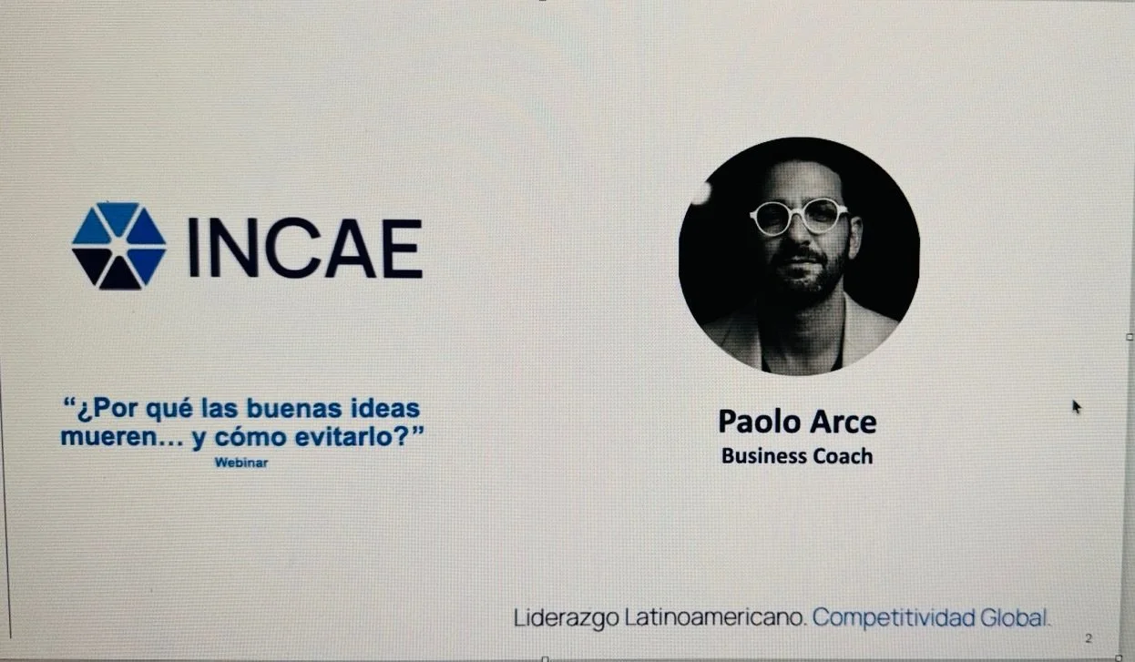 Agradecido con Jos&eacute; Luis Araya de permitirme acompa&ntilde;arlo y compartir mi perspectiva sobre c&oacute;mo liderar el cambio en proceso de innovaci&oacute;n.
@incaebusinessschool