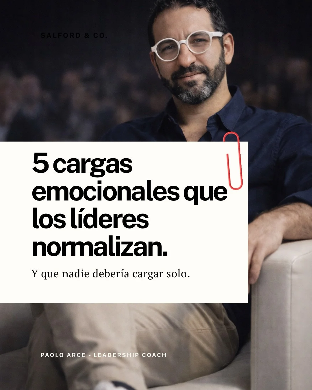 La n&uacute;mero 4 es la m&aacute;s impactante!

Hace unas semanas compart&iacute; algo personal. La respuesta me dej&oacute; sin palabras.

Cientos de l&iacute;deres dici&eacute;ndome lo mismo: &ldquo;Yo tambi&eacute;n lo cargo. A m&iacute; tampoco 