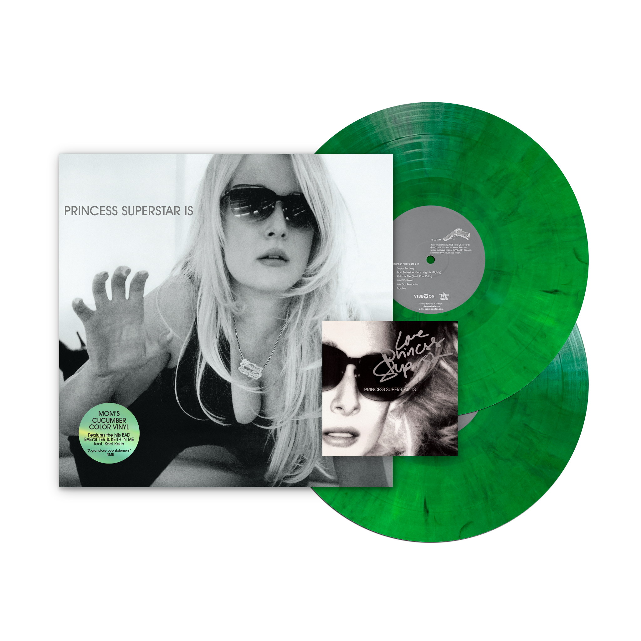 Princess Superstar - Princess Superstar Is (Mom's Cucumber 2LP Vinyl) + Signed Art Card