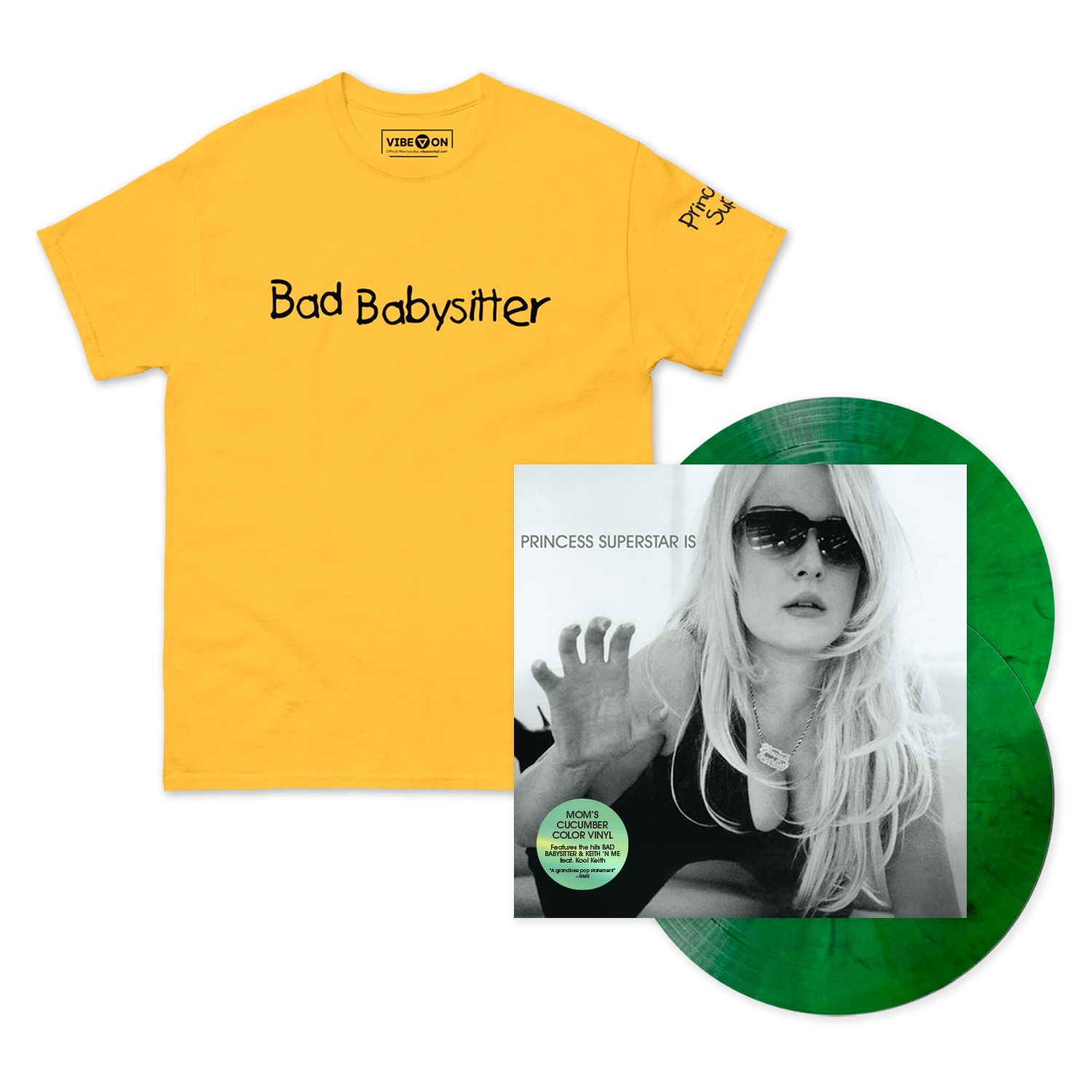 Princess Superstar - Princess Superstar Is ("Bad Babysitter" T-Shirt & Vinyl Bundle)