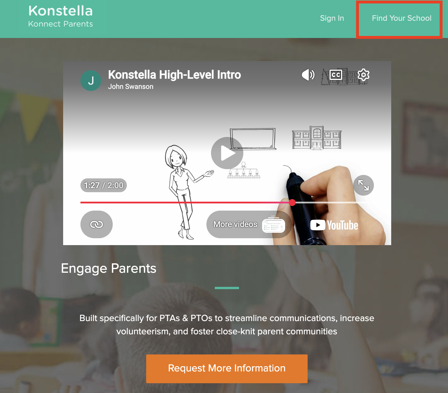Konstella homepage