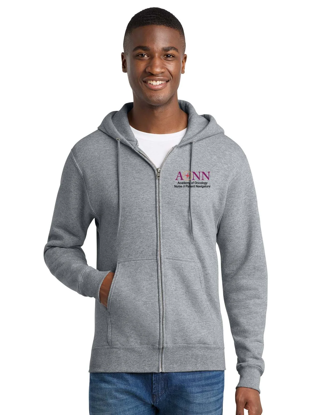 Port & Co™ Core Fleece Full-Zip Hooded Sweatshirt