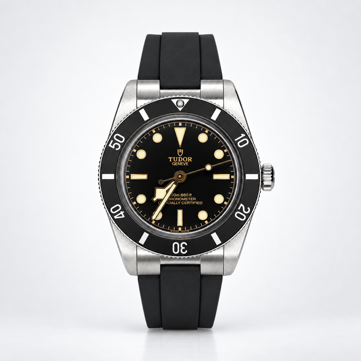 2023 Tudor Black Bay 54 37mm Black Dial on Rubber Strap – Full Set