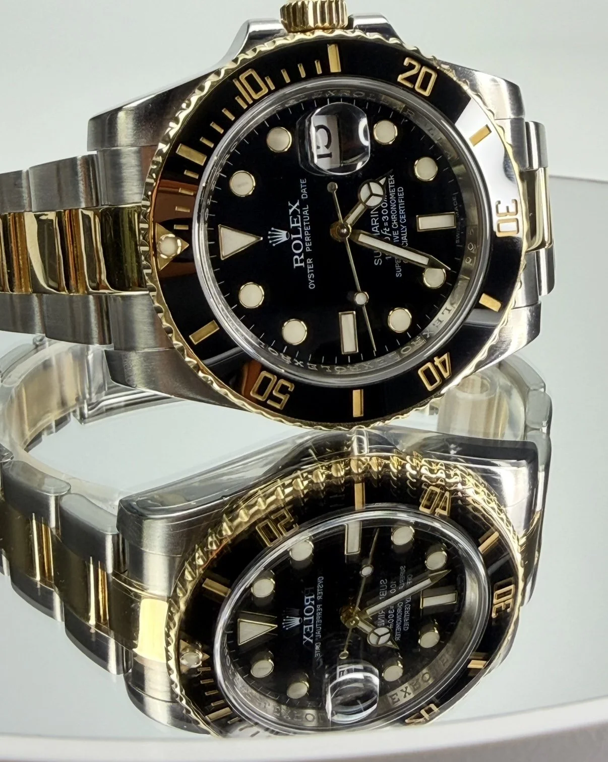 2009 Rolex 116613LN Submariner Date Black Dial Two-Tone Watch & Appraisal