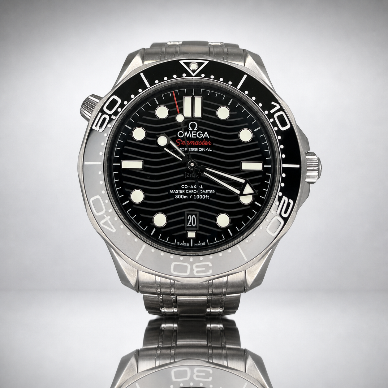 2025 Omega Seamaster Diver 300M Black Dial 210.30.42.20.01.001