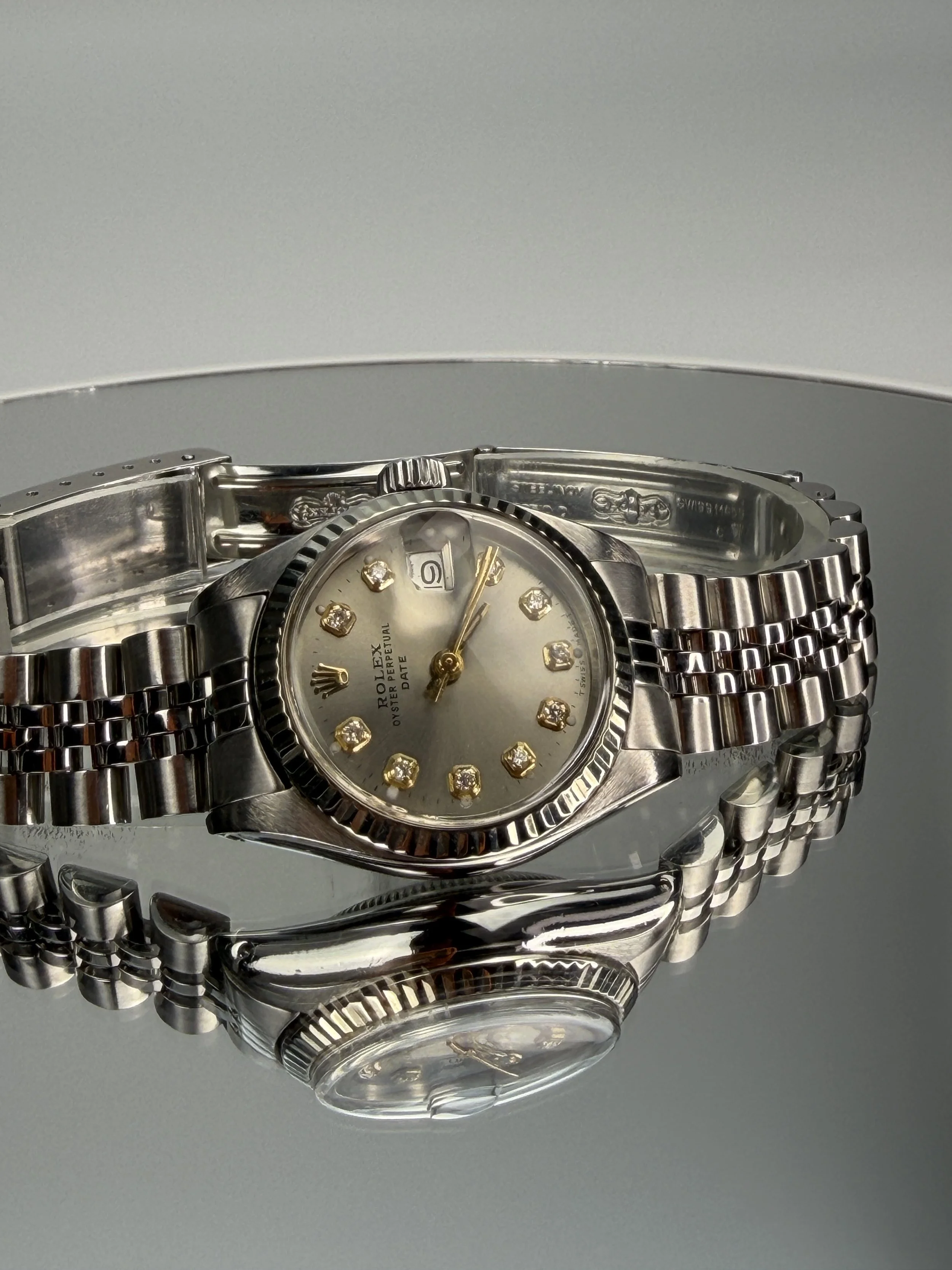 1976 Rolex 6917 Datejust Grey Diamond Dial Watch Only