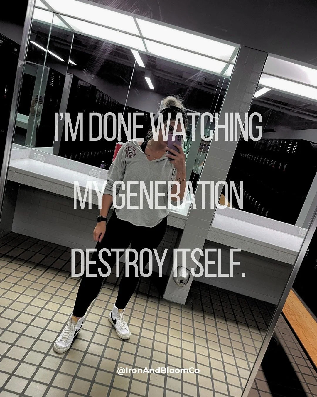 I&rsquo;m done watching:
&bull; 50% struggling with anxiety they can&rsquo;t escape
&bull; 67% of marriages ending in divorce
&bull; 42% obesity rate destroying bodies
&bull; an entire generation playing victim

So I&rsquo;m doing something about it.