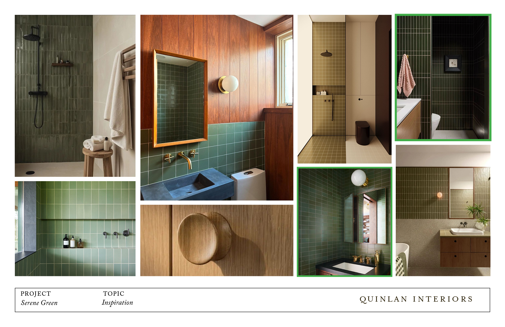 Spa Bathroom Mood Board