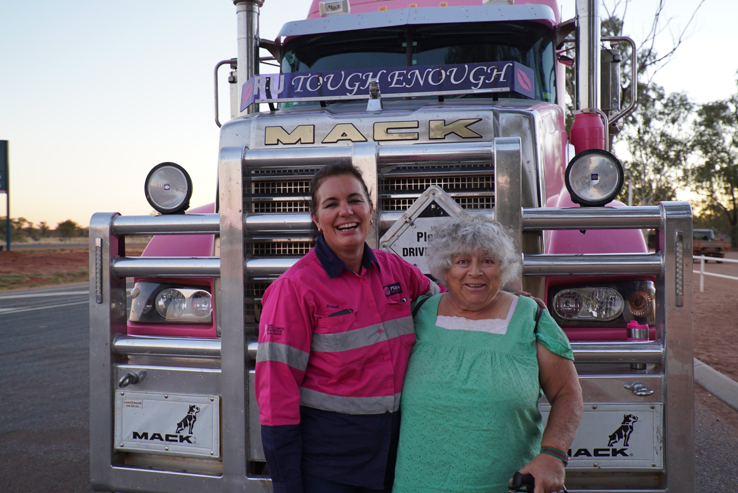 2. PINK TRUCK MIRIAM AND HEATHER JONES 2.JPG