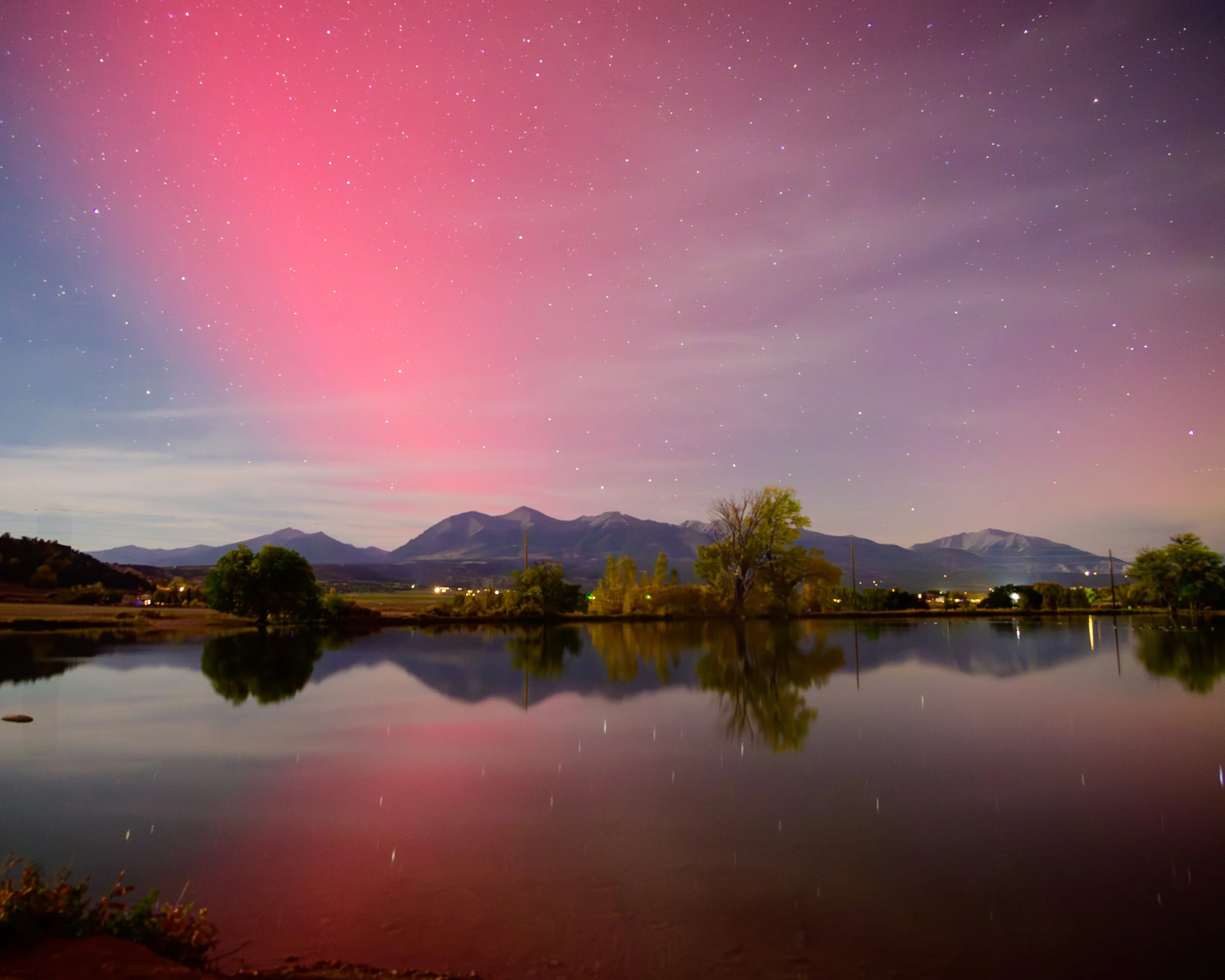 Aurora over Frantz Lake