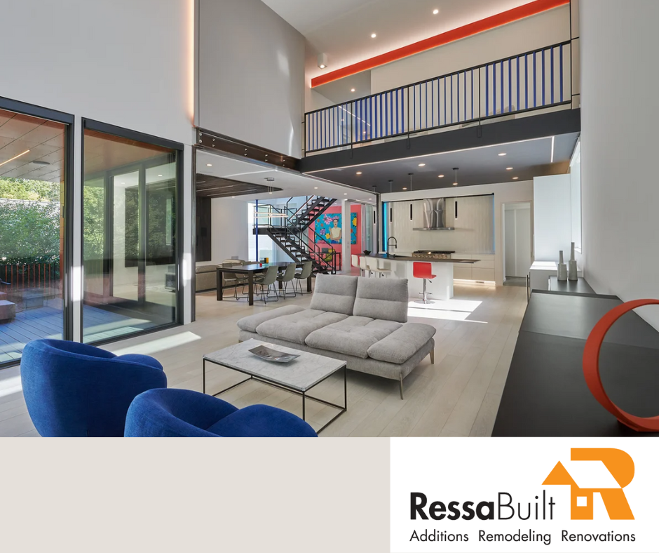 Luxurious home remodel completed by Washington, DC remodeler, RessaBuilt