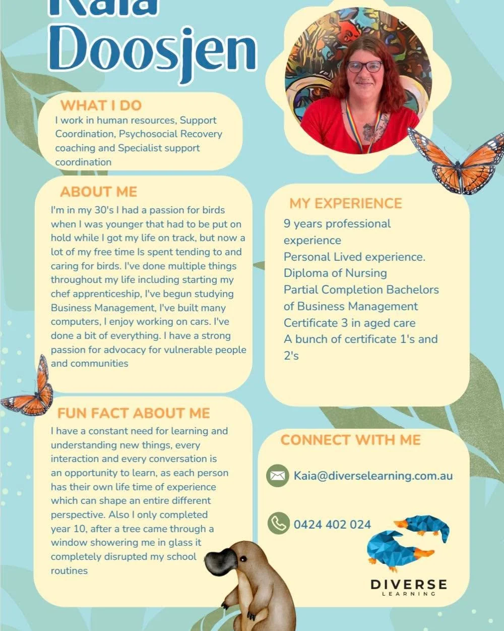 This week we&rsquo;re shining the spotlight on two of our valued team members who have celebrated their birthdays this week 🌟

Kaia is an important part of our team, known for their humour, quick witty one liners, curiosity and love of all things bi