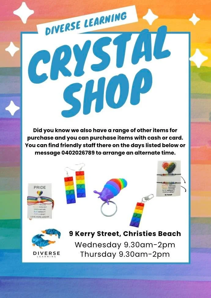 Did you know that our crystal shop sells so much more than crystals ? 

We also have a range of colourful accessories for anyone wanting to support and celebrate IDAHOBIT and Pride Month