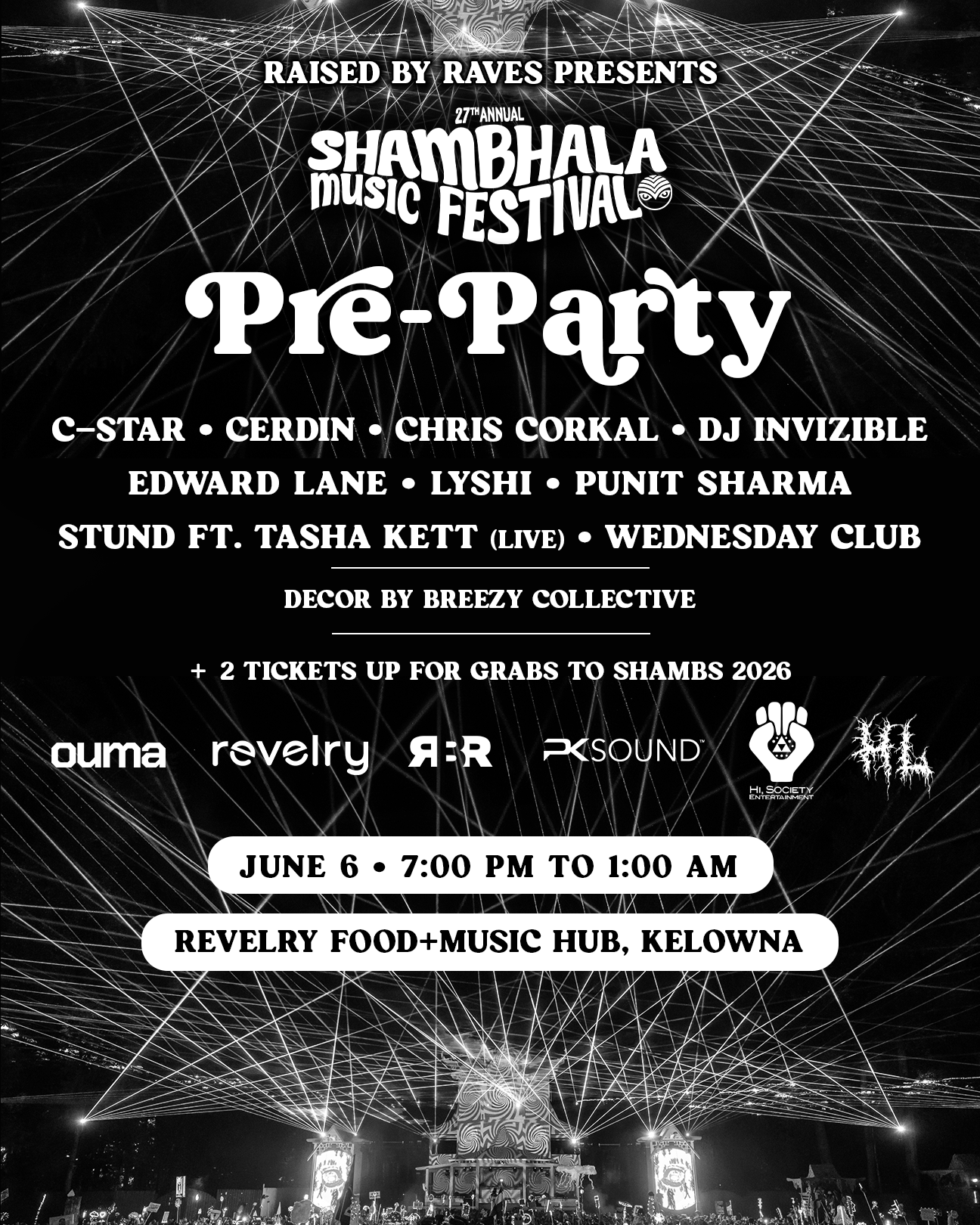 Shambhala Pre Party