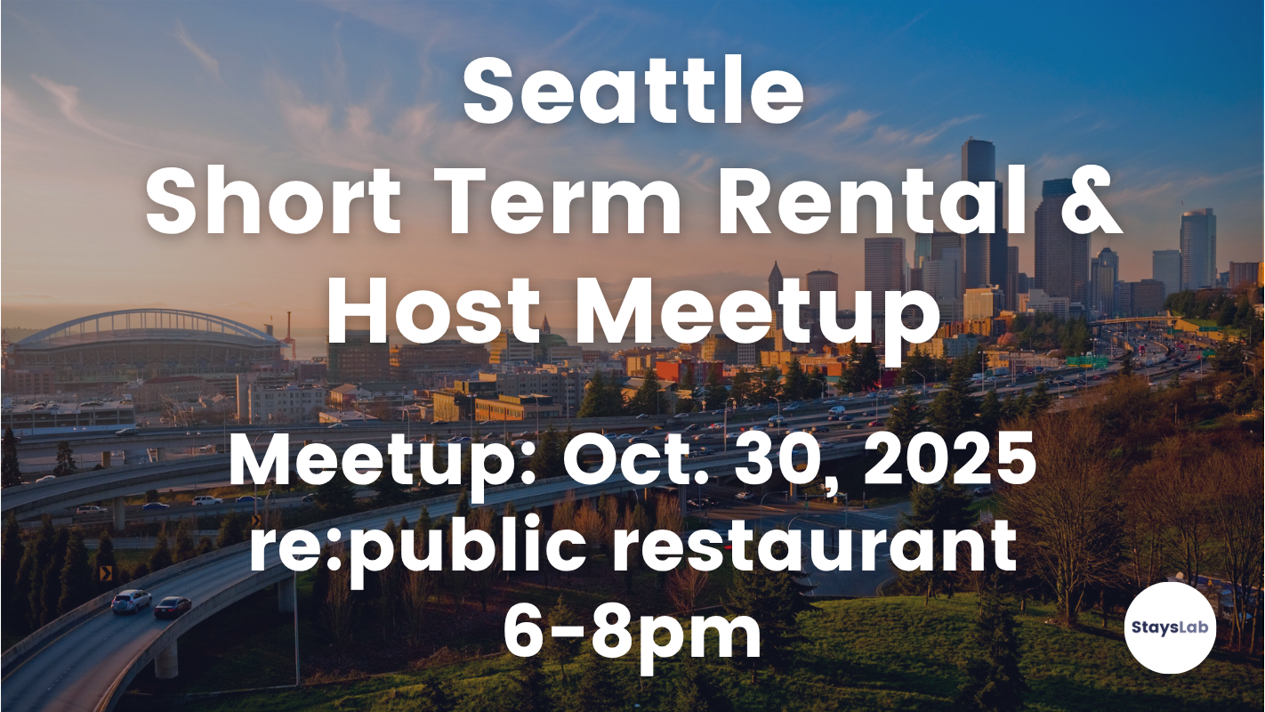 Seattle Short Term Rental Host Meetup