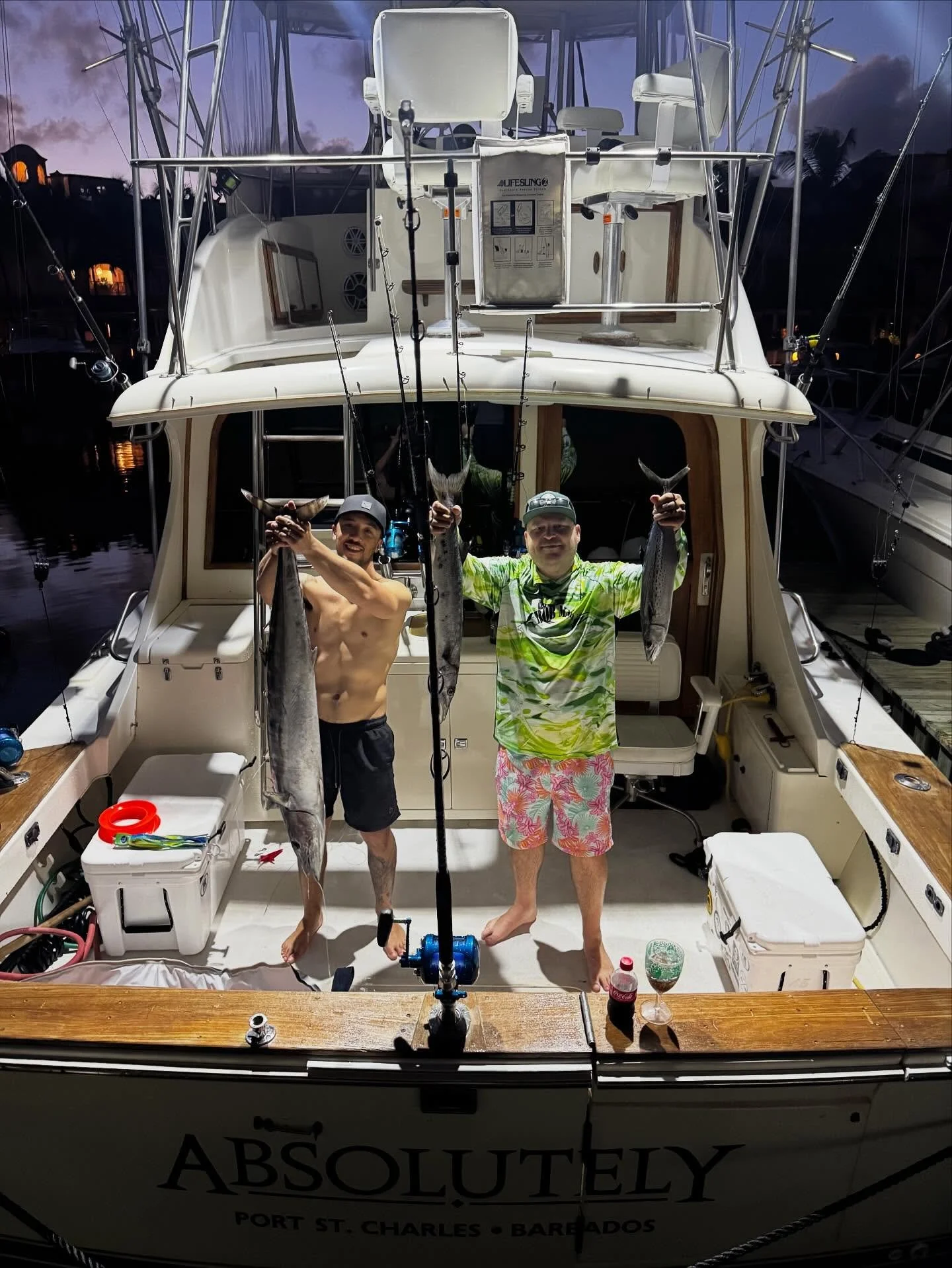 Wahoo, mackie &amp; barracuda to cap off a quick evening session - ceviche time! 👨🏽&zwj;🍳
.
.
.
.
.
.
.
#barbados #visitbarbados #barbadosfishing #caribbean #islandlife #travelbarbados #beachlife #deepseafishing #biggamefishing #saltwaterfishing #