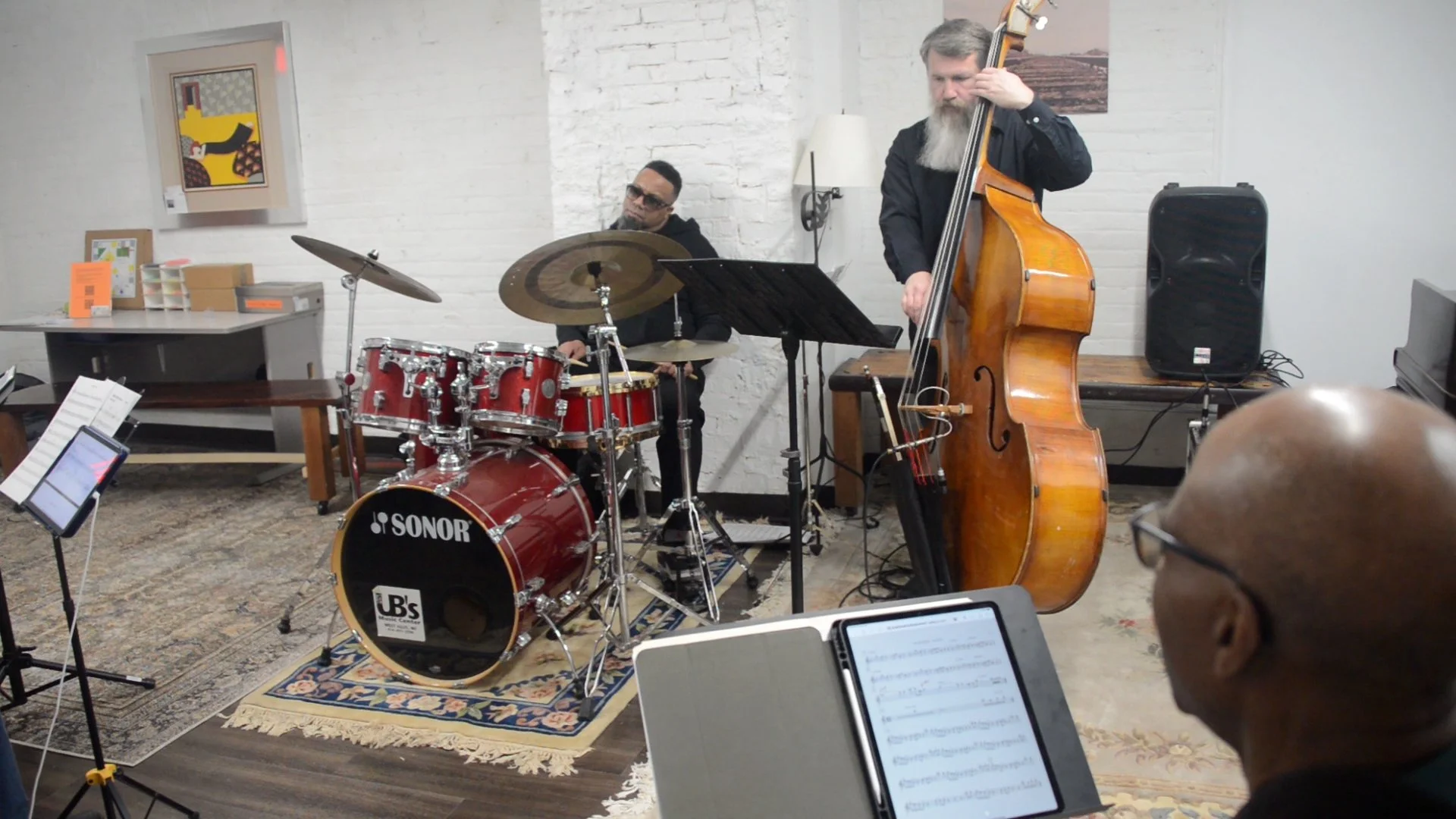 Rehearsal #2 - Charles Heath (drums), Cory Biggerstaff (bass)