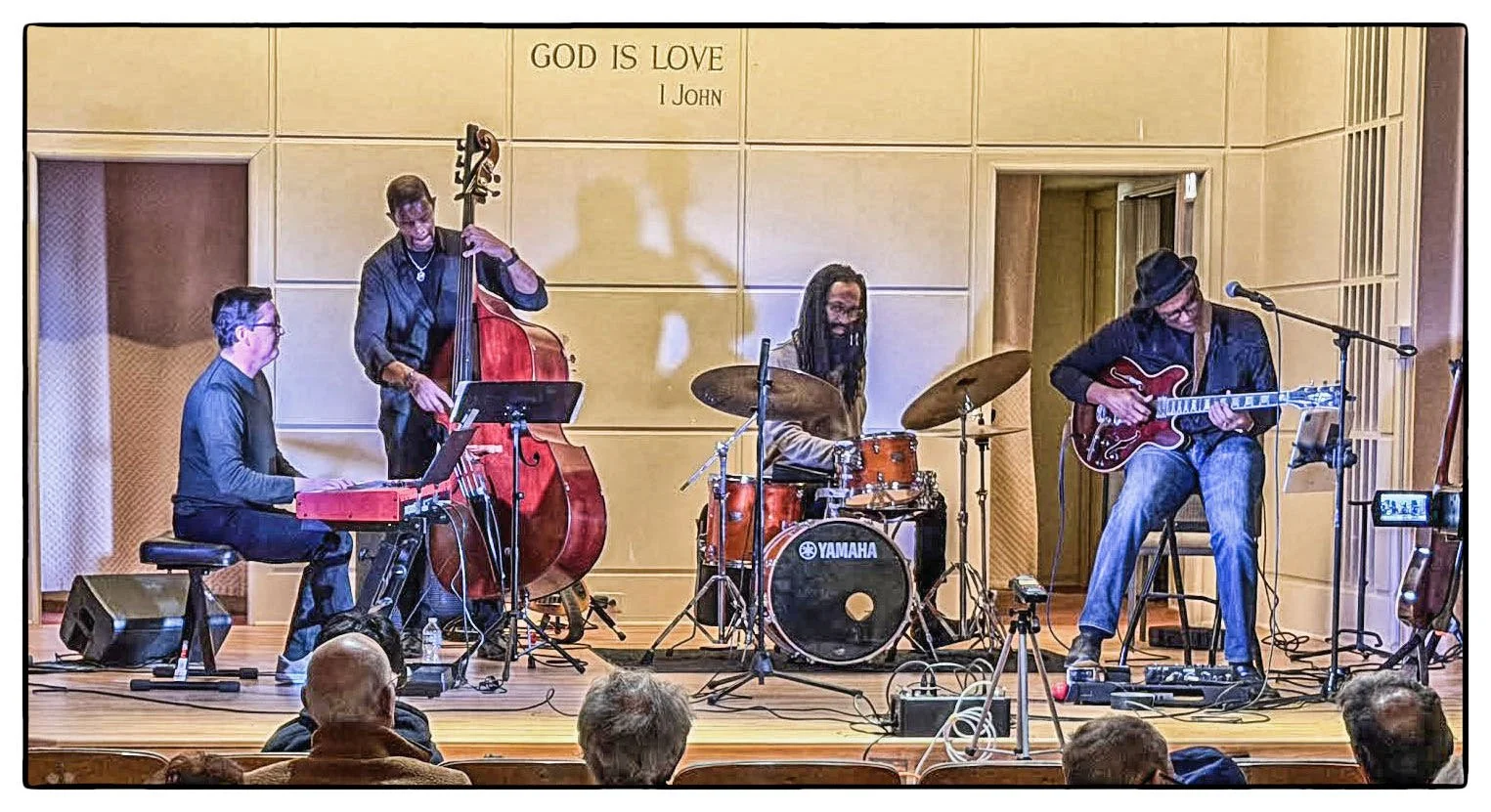 The Standard Mix Quartet: L - R, Damian Espinosa, Chuck Web, Clif Wallace, Donovan Mixon