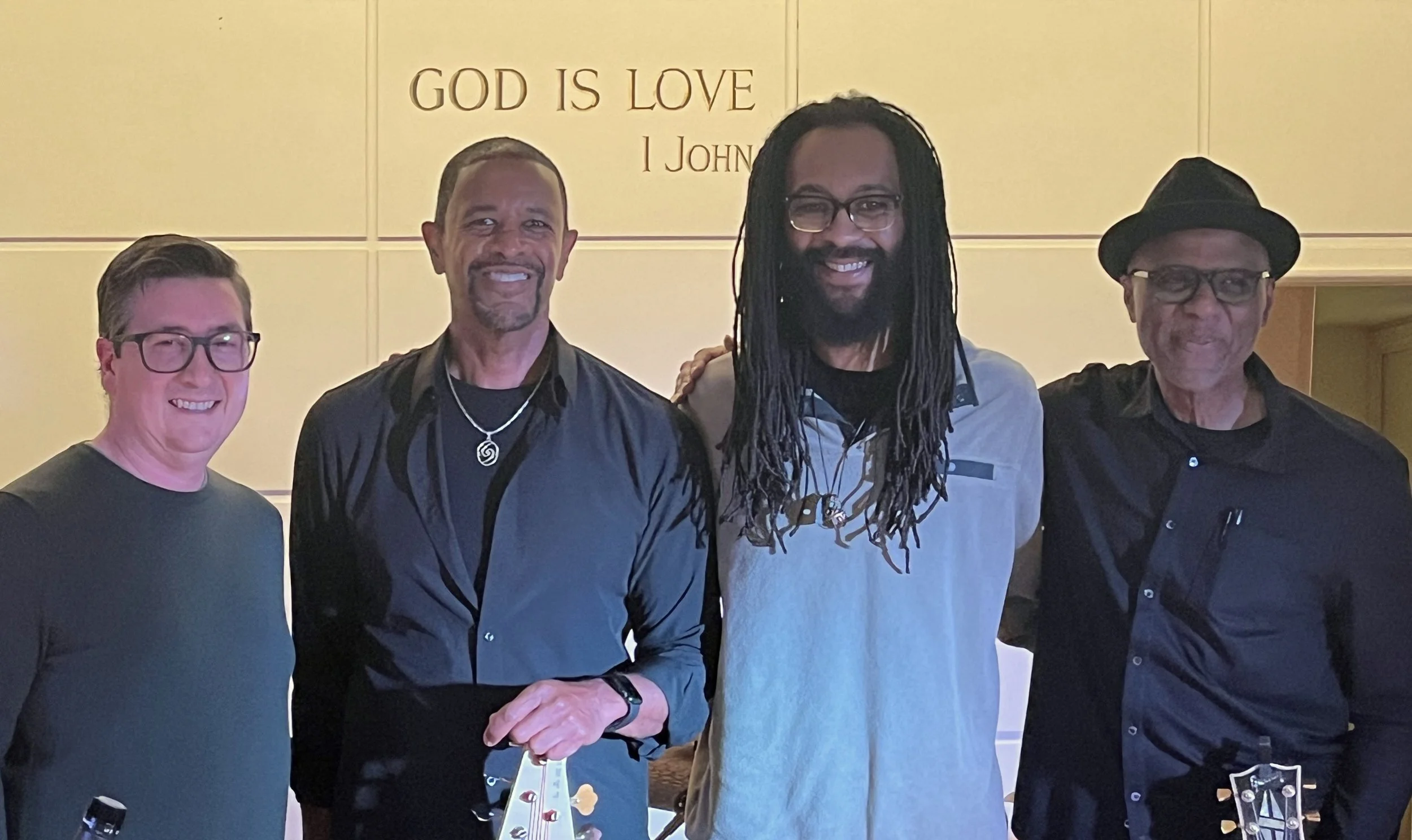 The Standard Mix Quartet: L - R, Damian Espinosa, Chuck Web, Clif Wallace, Donovan Mixon