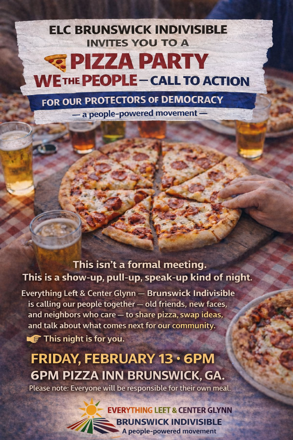 We The People Pizza Party 