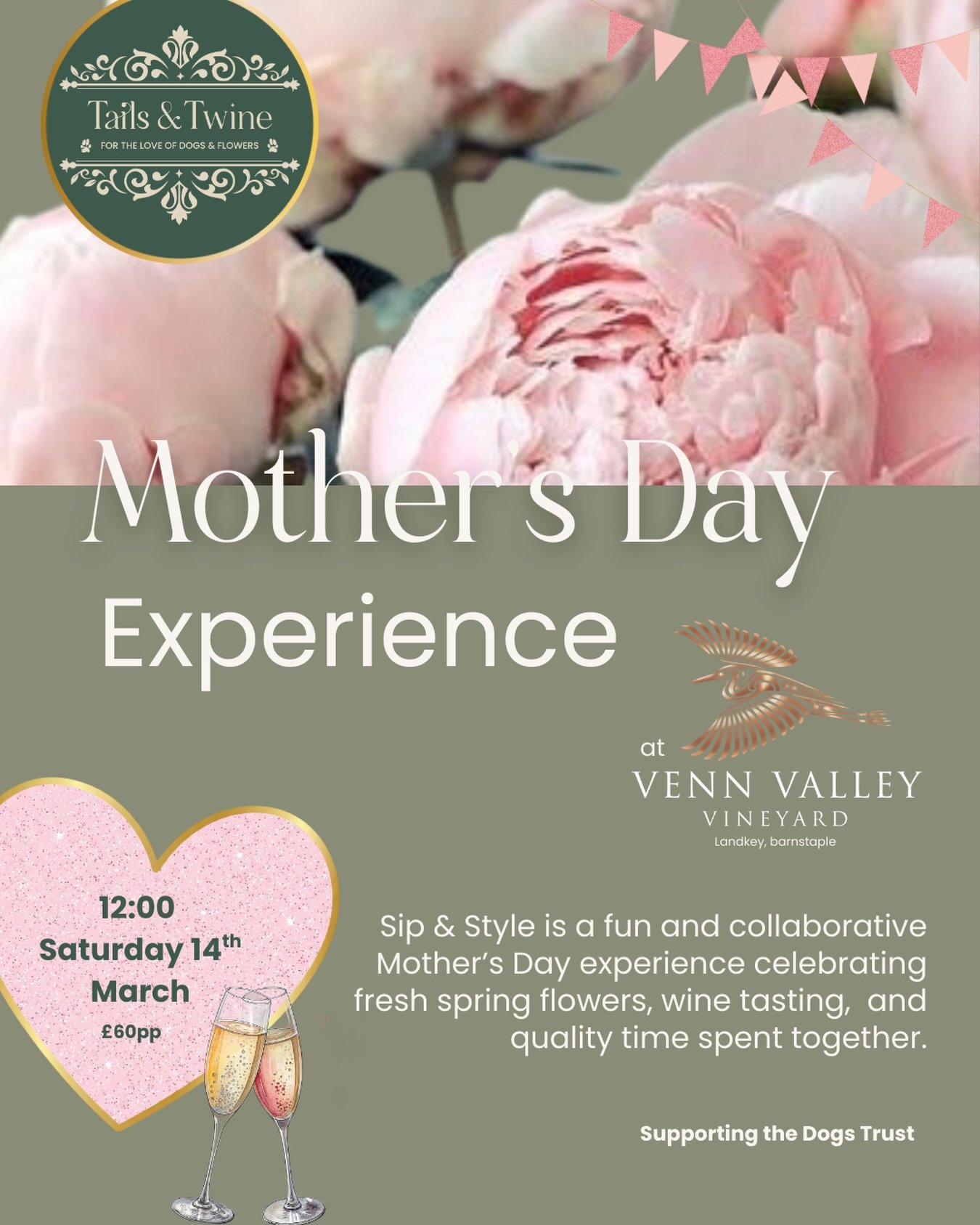 A little reminder if you&rsquo;ve been meaning to book something special for Mother&rsquo;s Day 💐

Sip &amp; Style is a relaxed, feel-good few hours of spring flowers, wine tasting and quality time together, hosted at the beautiful @vennvalleyvineya