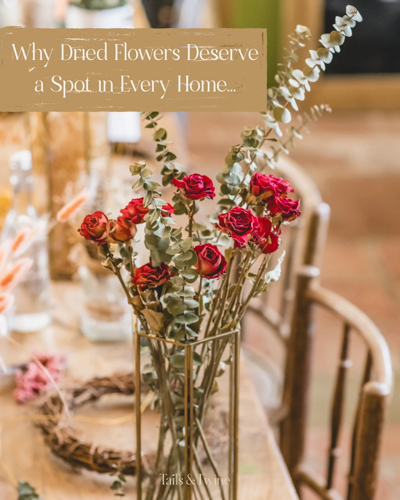 They&rsquo;re one of my favourite ways to bring warmth, character and a little bit of magic into a home. Dried flowers are long-lasting, low-waste and full of texture. Perfect for homes that are lived in, loved, and often shared with a dog or two.

S