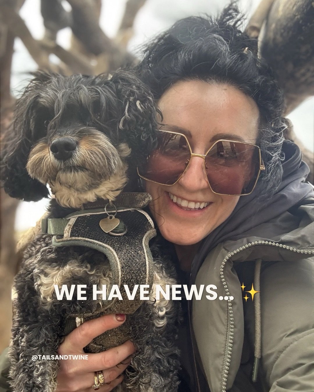 A little life update from me &amp; Missy&hellip; ✈️🐾🧡

After a very unexpected opportunity landed in my lap earlier this year, I&rsquo;m heading back to the skies as cabin crew&hellip; and honestly, it feels really right.

Tails &amp; Twine isn&rsq