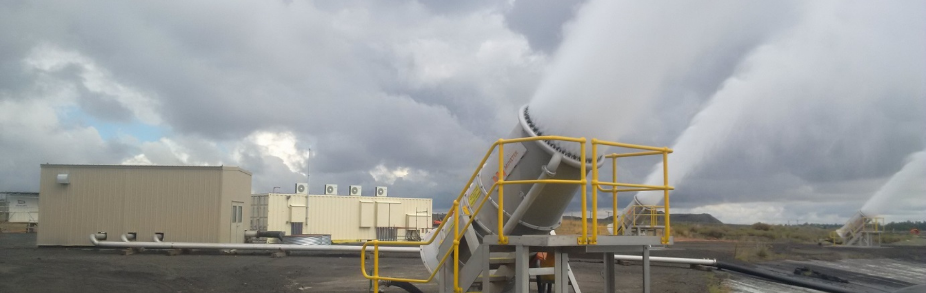 3 XPEL powered by Minetek water evaporators in a Montana power station