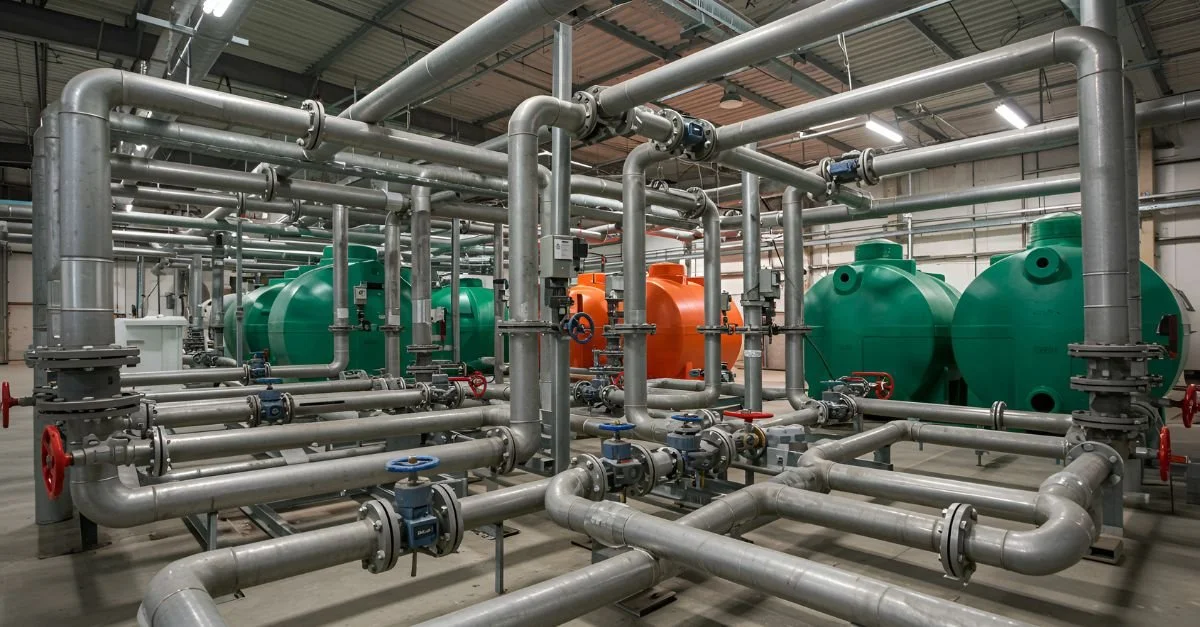 water treatment facility closed loop circuit