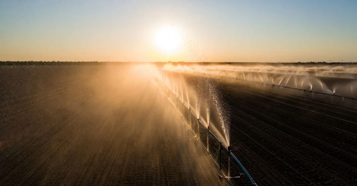 Waste water Spray fields agriculture