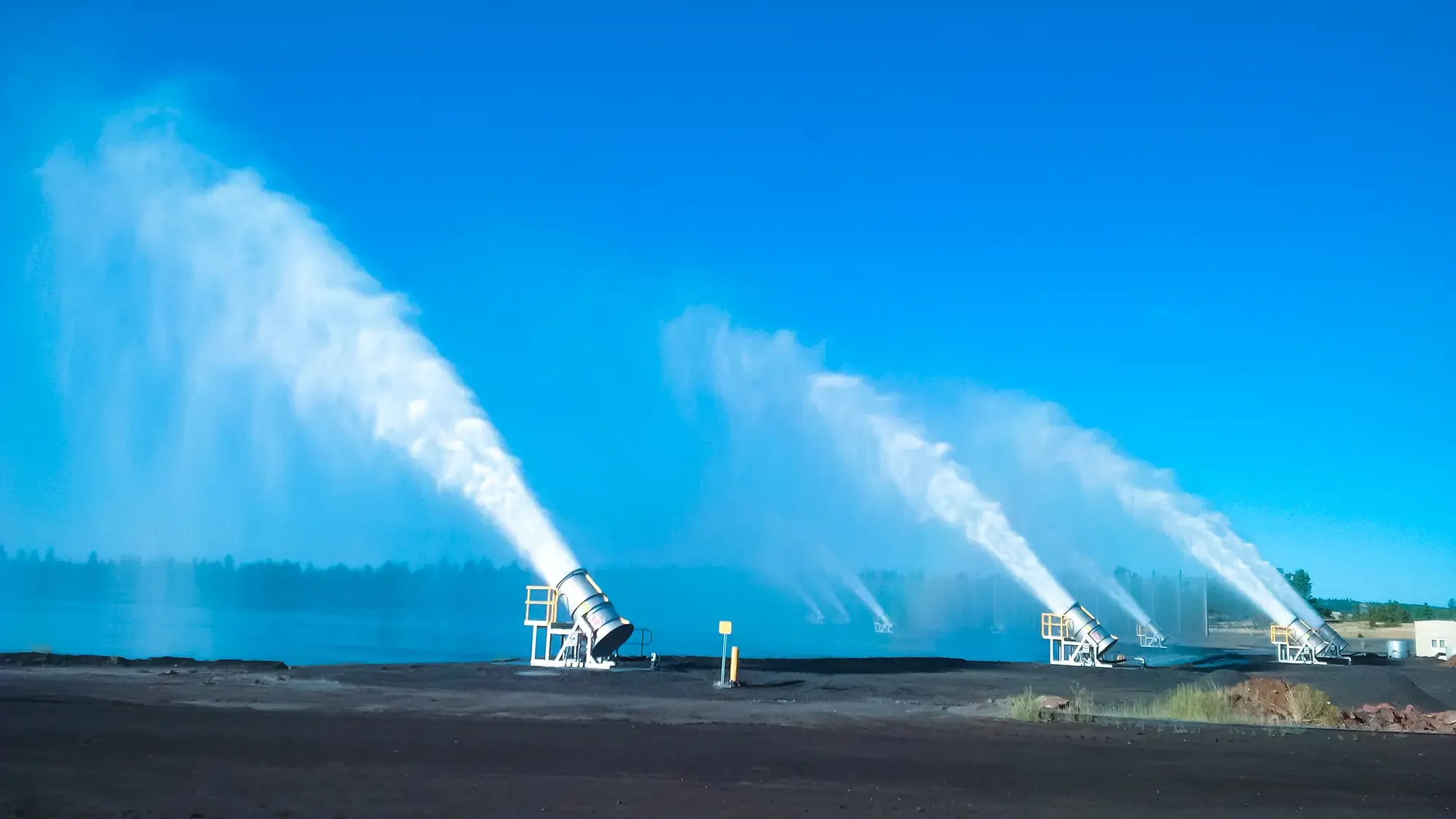 XPEL water evaporators in brine wastewater