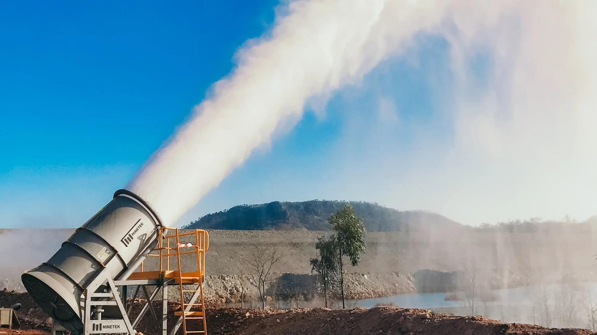A large industrial  land-based evaporator created by xpel