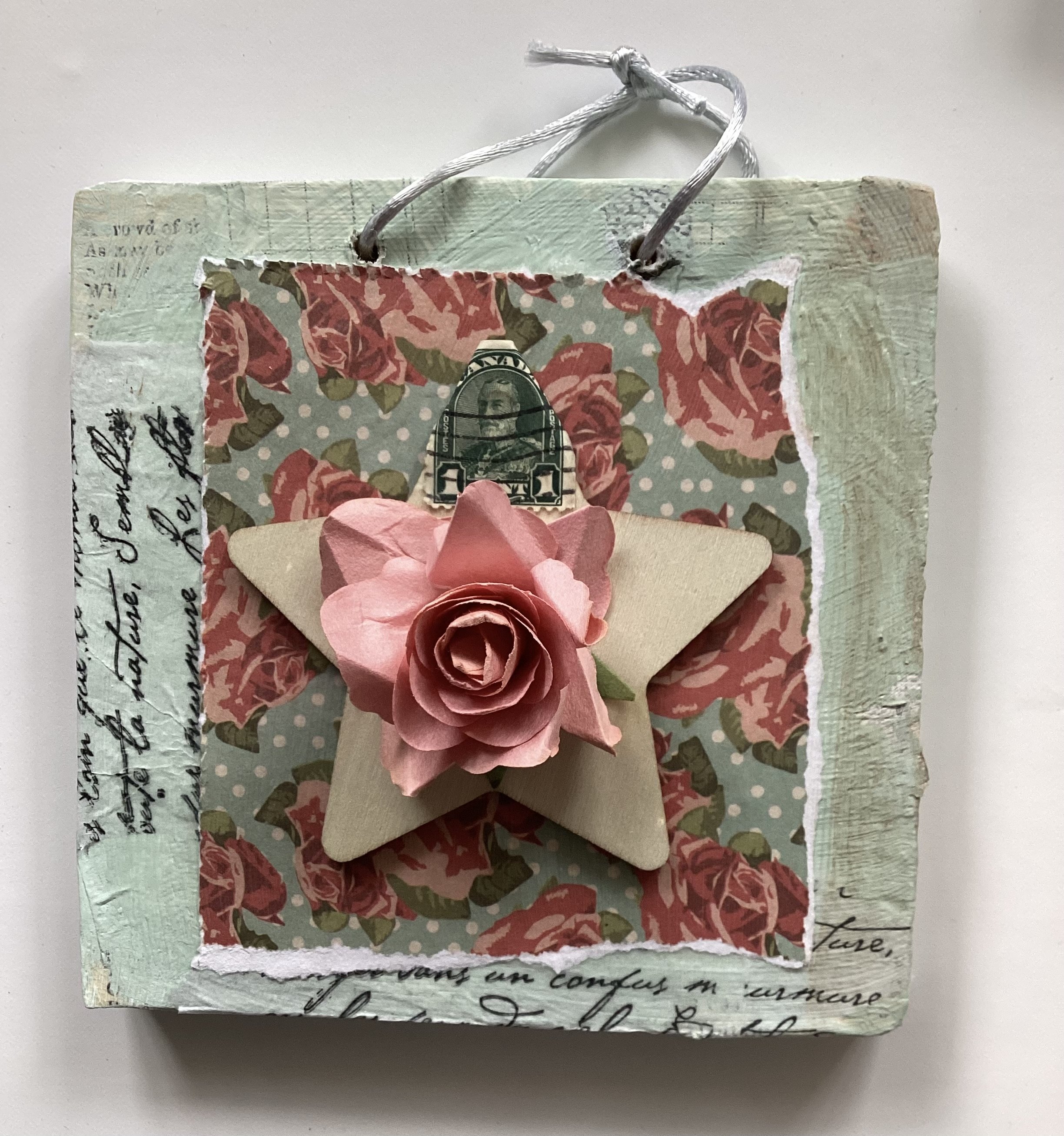  Mini Block #2 
 
4’ x 4”
 
Mixed media.
 
$30.00