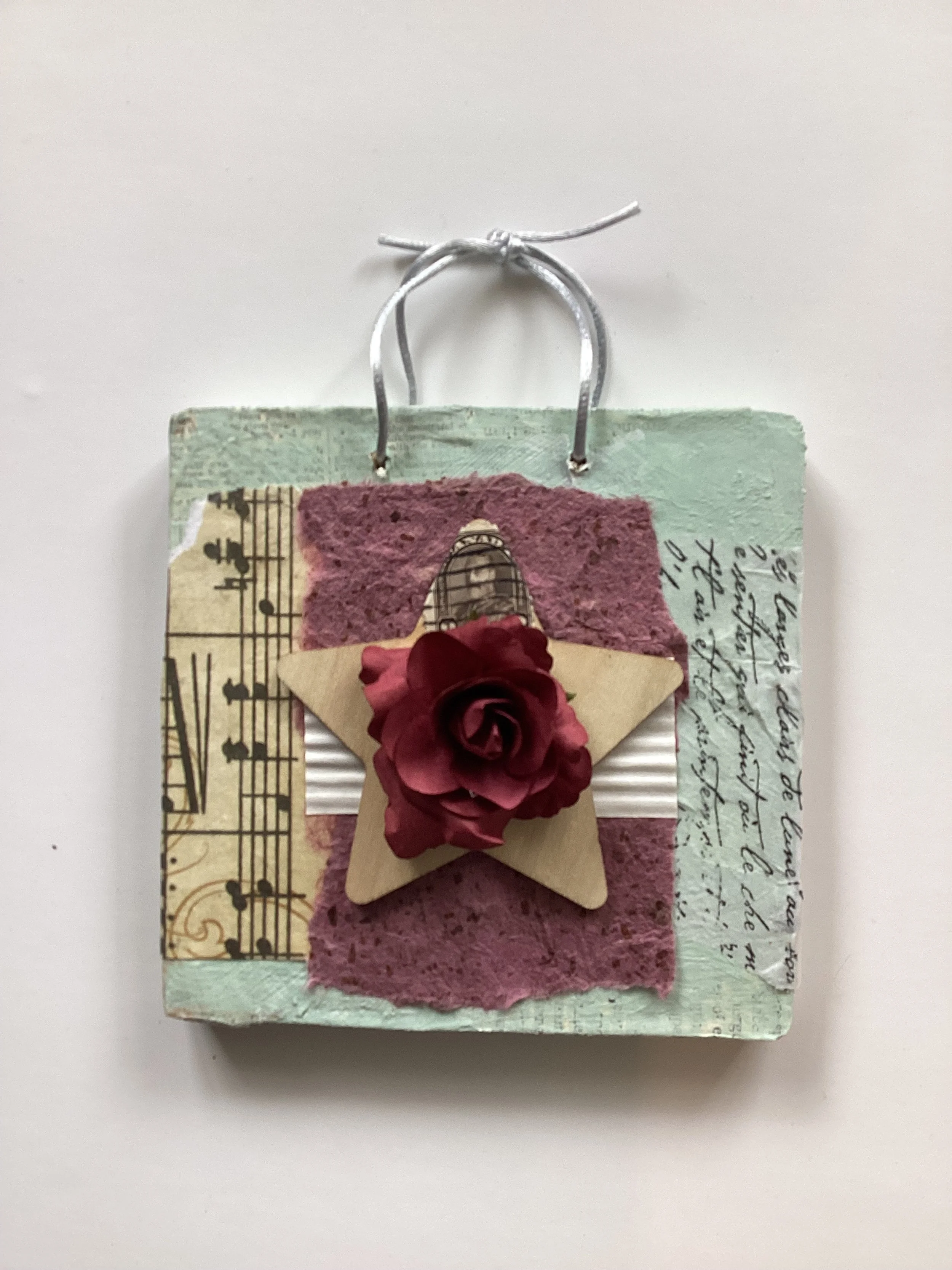  Mini Block #3 
 
4’ x 4”
 
Mixed media.
 
$30.00