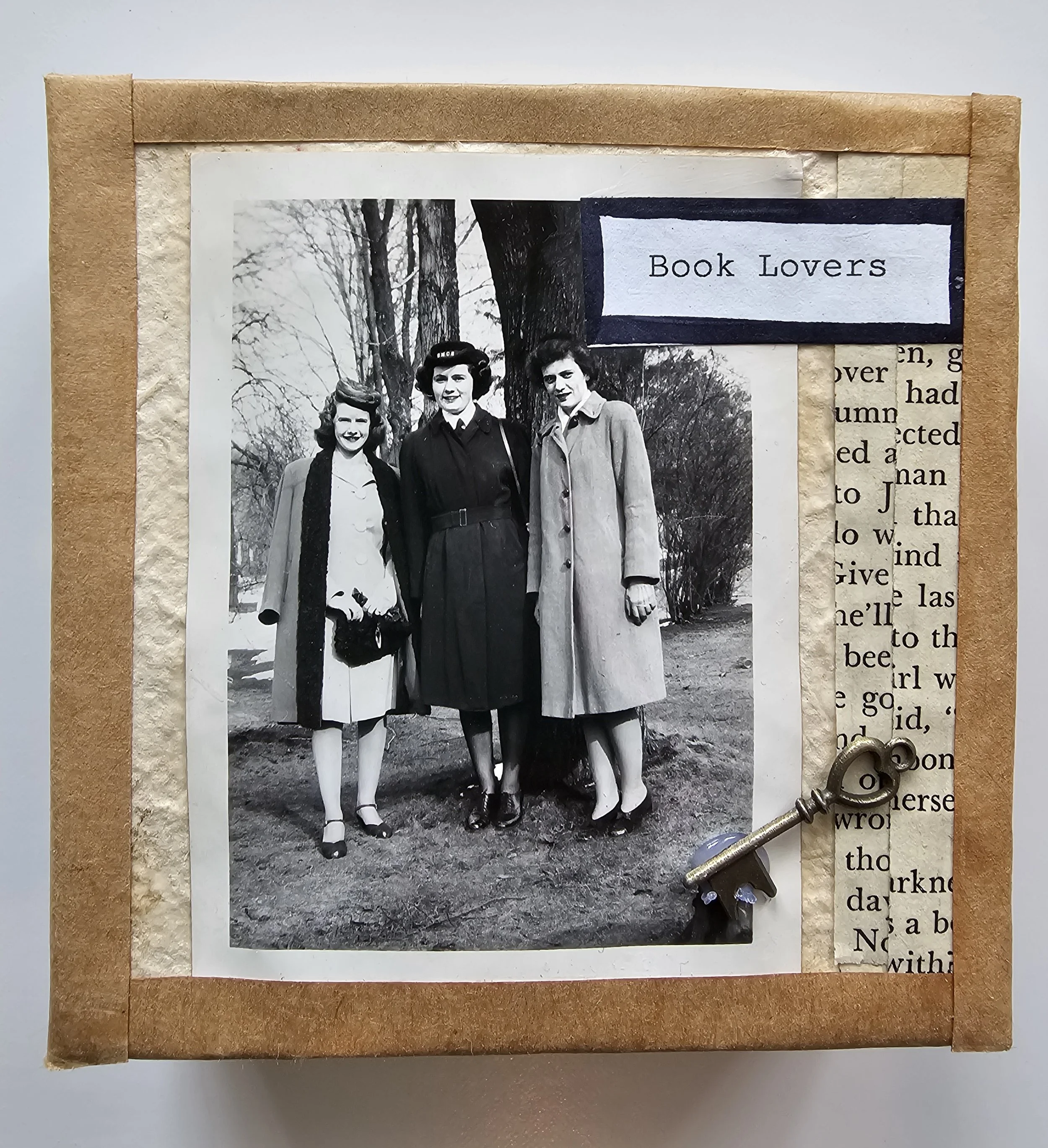 Book Lovers Trio  4” x 4”  $40.00