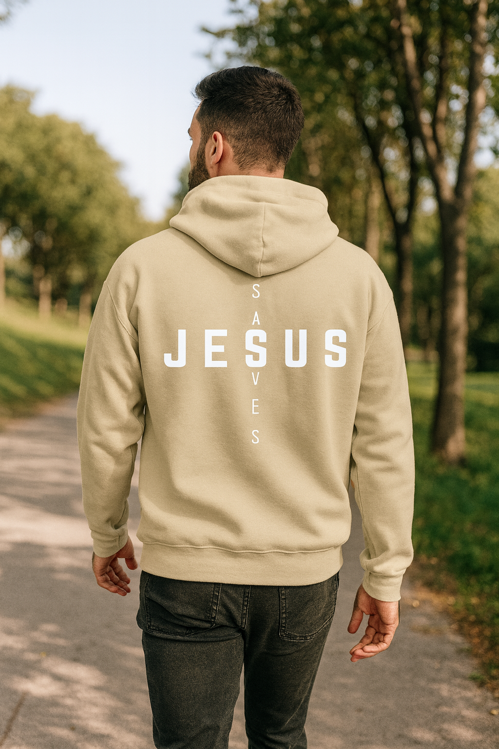 Unisex Hoodie- "JESUS SAVES"