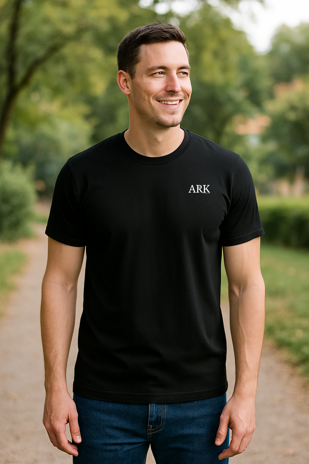 Men's-short sleeve T-shirt