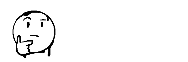 A cartoon illustration of a person with a puzzled expression, holding a finger to their chin, against a dark blue background.