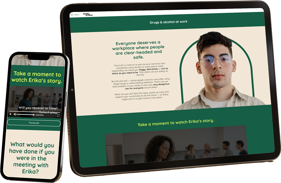 Drugs & Alcohol Awareness Elearning Compliance Training