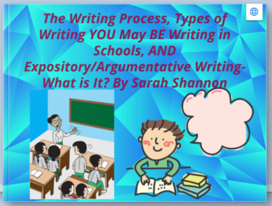 The TYPES of Writing YOU as an ELEMENTARY Student May Be Tested on in Grades 2-6