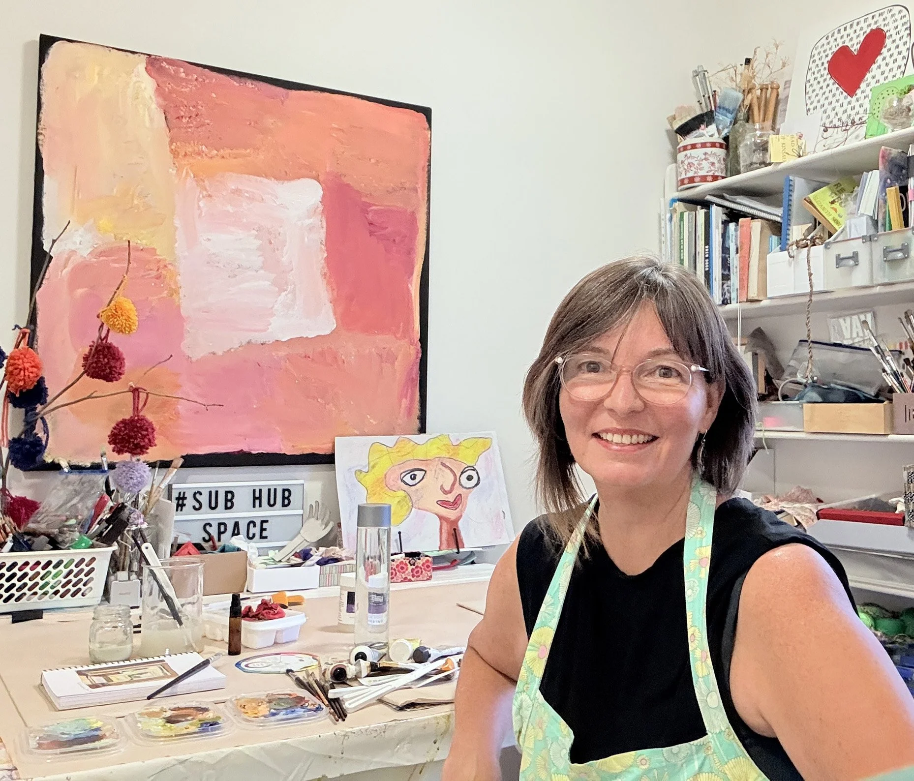 Portrait of the artist Sue Bright