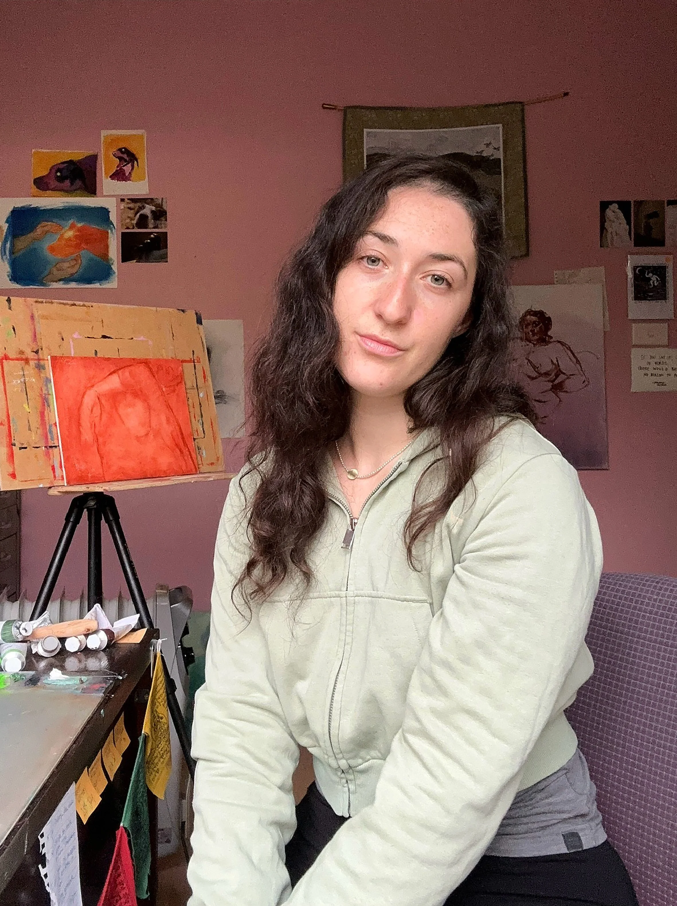 Portrait of the artist Kate Belvedere